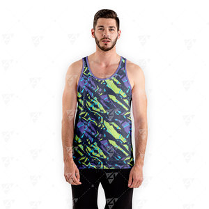 Débardeurs de course d'été légers et respirants pour hommes, écologiques, anti-boulochage, anti-rétrécissement, séchage rapide, sans manches, col rond, pour la gym - Product Image 2