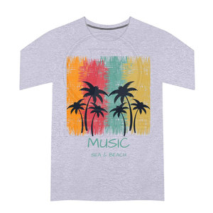 Camiseta Casual de Estilo Urbano a la Moda, Holgada, con Estampado Sólido y Diseños Personalizados, Tejido Transpirable de Alta Calidad 100% Algodón - Product Image 5