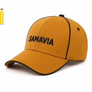 Casquettes de baseball et de softball personnalisées Samavia, en tissu de coton, broderie unie, texte, vente en gros, fournisseurs de casquettes en grande quantité - Product Image 1