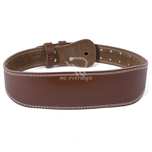Ceinture de musculation en cuir pleine fleur RC Fitness avec boucle à dégagement rapide pour entraînement de strongman, vente en gros OEM - Product Image 5