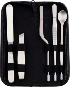 Juego de 5 utensilios de cocina de acero inoxidable: pinzas, cucharas de dibujar, espátula offset y herramientas para postres Altomme Instruments - Product Image 2