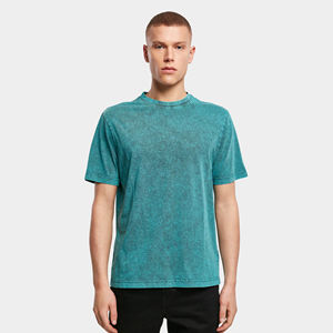 Camiseta con lavado ácido audaz y diseño desgastado con estilo, tela suave de primera calidad, corte holgado, perfecta para ocasiones informales. - Product Image 4