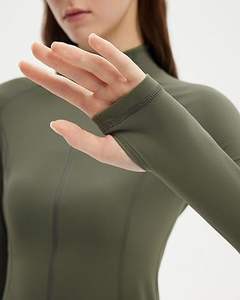 Ensemble de sport 2 pièces pour femmes, veste zippée intégrale BBL, leggings de sport taille haute - Product Image 5