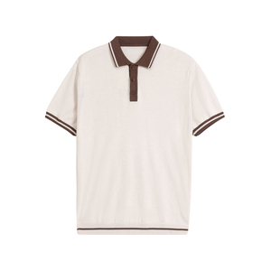 Nouvelle Chemise Homme 2026 à Manches Courtes Couleur Unie en Piqué de Nylon Coupe Droite Style Décontracté Vert Olive avec Boutons Brodés - Product Image 1