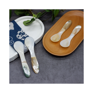 Cuillère en nacre de qualité supérieure, cuillère en coquille naturelle, cuillère à caviar pour roe, sushi, fruits de mer, restaurant, fournisseur Vietnamien - Product Image 2