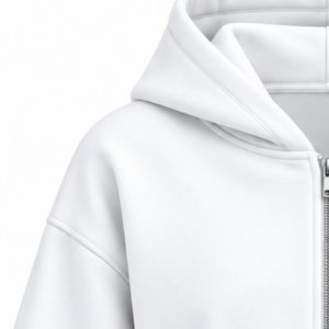 Sudadera con capucha corta para mujer con cremallera completa, chaqueta con capucha de manga larga, ropa casual de moda para mujer, ropa urbana al por mayor - Product Image 5