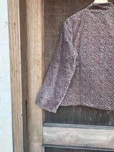 Veste bomber en velours à imprimé léopard, robe kimono pour femme, fabriquée à la main en Inde - Product Image 5