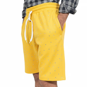 Pantalones Cortos Deportivos para Hombre, de Poliéster/Algodón, con Bolsillos Delanteros, Logotipo, Transpirables, de Secado Rápido, con Cierre de Cordón, para Gimnasio, Casual, Descanso y Entrenamiento - Product Image 2