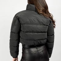 Nouvelle veste d'hiver pour homme, style puffer, avec broderie et rembourrage en coton, design court et bouffant, grandes tailles