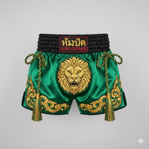 Men's High Waist Satin Boxing Shorts mma shorts custom design Patchwork Design Breathable <b>Elastic</b> Waist Short Shorts Casual - Product Image 4
