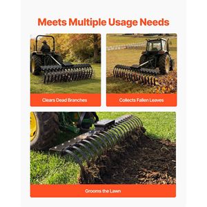 Punte per Rastrello da Giardino ad Alta Resistenza, Confezione da 6, 1 pollice x 5/16 di pollice, Montaggio a Bullone, Ricambio per Rastrelli da Paesaggistica, con Foro Singolo per Bullone, Trattate Termicamente, S - Product Image 6