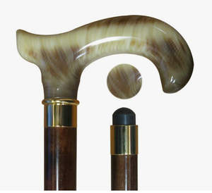 Bastón de Cuerno de Búfalo para Personas Mayores y Discapacitadas, Bastón de Cuerno de Búfalo Natural, Perfecto para Uso Diario, Regalos para Hombres - Product Image 1