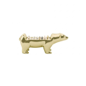 Premium Gold Kangaroo Ring Holder with Velvet Slots Elegant Animal Jewelry Stand for Home Decor & Storage and Home Decorative - Product Image 3