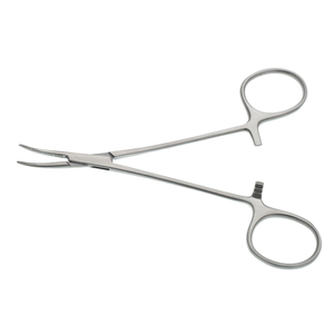Jacobs Mosquito Forceps 5 pouces, instrument chirurgical hémostatique incurvé délicat, en acier inoxydable, outil de précision réutilisable - Product Image 1