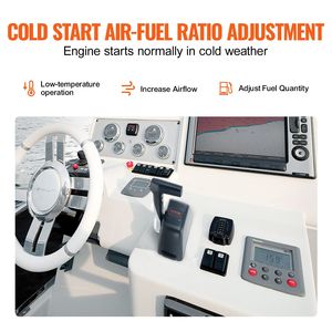 Centralina di controllo marina Yamaha 4 tempi, montaggio superiore, telecomando fuoribordo 704-48205-P1, controllo acceleratore barca - Product Image 5