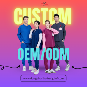 ชุดสครับทางการแพทย์แบบมีสีสันสินค้าตรงจากโรงงานเสื้อผ้าโรงพยาบาลดีไซน์ทันสมัยกันน้ำตรายี่ห้อ - Product Image 4