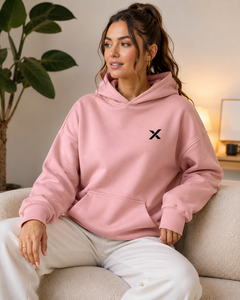 Sudadera con Capucha para Mujer X Sports City, Color Sólido, Estilo Casual para Otoño e Invierno, Transpirable, de Algodón y Fibra de Bambú - Product Image 3