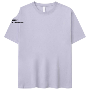 Wholesale Custom Men's Knitted T-Shirt Trouser Set 100% Cotton Eco-Friendly Breathable Print Short Sleeve Comfortable Casual - Product Image 1
