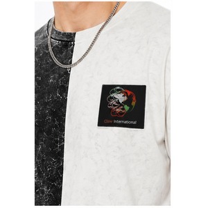 T-shirts en coton tricoté léger 100 % pour hommes, couleur unie, style streetwear, personnalisables, effet délavé, anti-plis, respirants, vente en gros - Product Image 6
