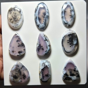 Ópalo Dendrítico Natural Único, Gema Suelta con Patrón en Forma de Árbol, Cabujón de Piedra de Formas Mixtas, Competitivo al por Mayor para Fabricación de Joyas - Product Image 3
