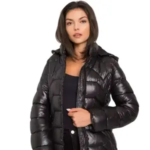 Jaket Puffer Unisex ringan MOQ rendah harga murah untuk pria mantel bawah jaket gelembung untuk pria dan wanita