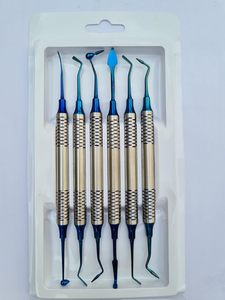 Kit d'instruments dentaires composites OPTITECH HEALTHCARE Premium, 6 pièces, acier inoxydable de qualité médicale, outils de restauration, CE - Product Image 6