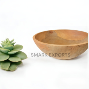 Ensaladera de Madera de Mango Ecológica de Alta Calidad, Tamaños de 10 y 21 Pulgadas para Servir Ensaladas, Decoración Rústica para el Hogar y Hoteles - Product Image 4