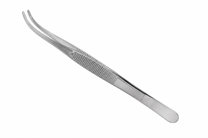 คีมคีบผ่าตัดแบบโค้ง ปลายหยัก ทำจากเหล็กกล้าไร้สนิมคุณภาพสูง ยี่ห้อ TYNEX SURGICAL INDUSTRIES รุ่น Sekmen - Product Image 4