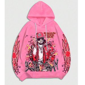 Custom Graphic <b>Hoodie</b> Mens Savior Y2K Vintage Streetwear Oversized Fleece Pullover <b>Christian</b> Sweatshirt High Quality Tracksuits - Product Image 4