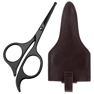 Tijeras Profesionales para Pelos de Nariz de 4.7 Pulgadas, Tijeras de Acero Inoxidable con Puntas Redondeadas y Curvas de Seguridad - Product Image 1