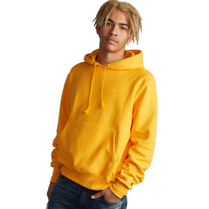 Nouveau style hiver 2026 – Sweats à capuche décontractés doublés, couleur unie, service OEM, logo personnalisé, 350 grammes, coupe ample, style hip-hop, en polaire pour hommes - Product Image 4