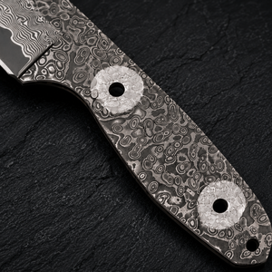 Lame vierge en acier Damas de haute qualité pour la fabrication de couteaux personnalisés, ultra-affûtée, faite à la main, lame fixe, OEM ODM - Product Image 4
