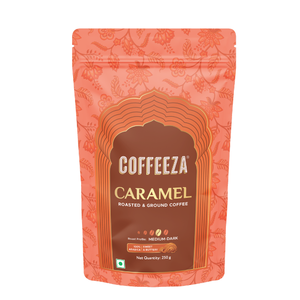กาแฟบดรสคาราเมล คอฟฟี่ซ่า 100% อาราบิก้า 250 กรัม เมล็ดอาราบิก้าคั่วกลาง-เข้ม รสหวาน มีคาเฟอีน - Product Image 1