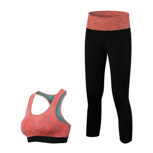 Women Yoga Bra Fitness Yoga Gym Wear Polyester Sexy Sport Yoga Tights and Tops Custom Fabric - Product Image 2