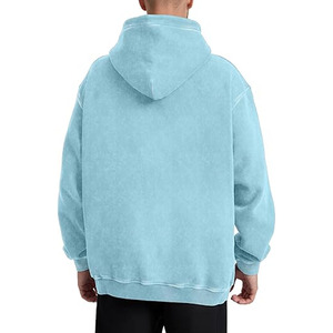 Sweats à capuche pour hommes 300 GSM Tie-Dye Acid Wash doublés, écologiques, avec logo personnalisé, poids lourd, haute qualité, unisexes - Product Image 4