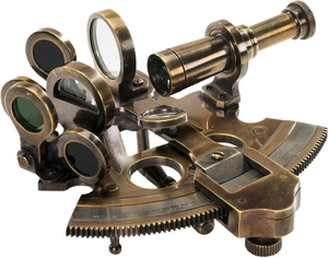 Sextante Náutico Vintage con Telescopio, Instrumento de Navegación, Herramienta de Navegación Marítima, Equipo de Navegación, Decoración Marítima - Product Image 1