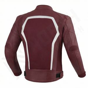 Veste de moto en cuir véritable pour homme de qualité supérieure, nouvelle arrivée, vestes de moto d'hiver, protections amovibles, personnalisables - Product Image 2