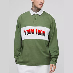 Vente en gros – T-shirt homme oversize 100 % coton tricoté, bicolore, style streetwear, avec logo personnalisé, respirant, à manches courtes - Product Image 4