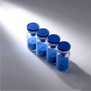 Additif cosmétique GHK Cu Peptide en flacons avec bouchon bleu pour raffermir la silhouette, crème anti-âge, matière première, livraison sécurisée - Product Image 5