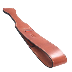 ไม้ตีหนังวัวแท้สีน้ำตาลพร้อมรูระบายอากาศเพื่อการตีที่แข็งแรงขึ้น - Product Image 3