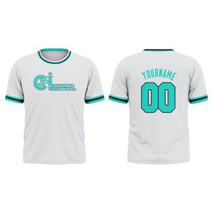 Tenue complète de softball unisexe personnalisable : maillot et pantalon respirants à manches courtes sublimés - Product Image 3