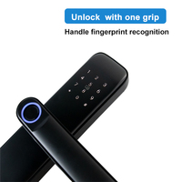 Serrure de porte intelligente Zigbee Bluetooth 5.0 Homekit, déverrouillage par empreinte digitale, serrure de porte intérieure intelligente pour Mr Aqar, carte-clé, serrure de porte Homekit