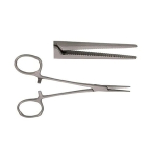 Pinzas Micro Halstead de 12 cm, Instrumento Quirúrgico de Acero Inoxidable de Precisión para Uso Hemostático Fino - Product Image 2