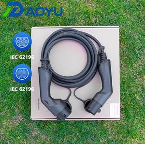 Cable de Carga Rápida para Vehículos Eléctricos, Tipo 2 a Tipo 2, 11 kW, 16 A, 3 Fases, 3 m, Cable de Carga para Coche Eléctrico de TPU y TPE Duradero para Uso Doméstico y Público - Product Image 4