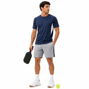 Uniformes Deportivos Personalizados al por Mayor para Pickleball, Camiseta y Pantalones Cortos para Hombre, Sublimados, Ropa Deportiva de Equipo con Etiqueta Privada - Product Image 3