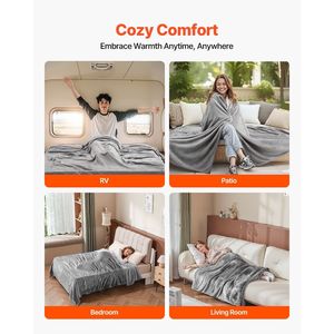 Coperta da letto Cozy Grey King Size per tutte le stagioni, 108 x 90 pollici, leggera, soffice e calda. - Product Image 4