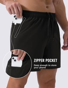 Pantalones Cortos Deportivos Transpirables para Hombre, para Correr, Gimnasio, Fitness, con Logotipo Personalizado, 5 Pulgadas, Casuales - Product Image 4