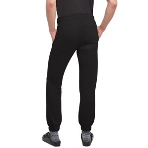 Pantalon de survêtement en polaire pour hommes, taille élastique, poches latérales, pantalon de survêtement décontracté, respirant, à séchage rapide, en coton - Product Image 3