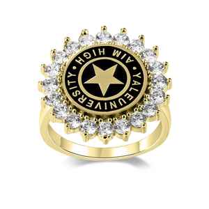 Bague d'École BOJ 055 Personnalisée sur Mesure pour Diplômé Universitaire, Bague de Fin d'Études Secondaires ou Universitaires pour Femme avec Pierre de Naissance en Argent 925 – Nouveauté Tendance - Product Image 5