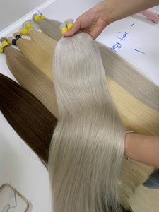Cabello Humano 100% Real de Alta Calidad a Precio de Fábrica, Cabello de un Solo Donante de la Compañía Nasa, Color Rubio - Product Image 6